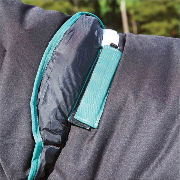 Weatherbeeta Green-Tec 900D Lite Plus Detach-A-Neck Rug  - Black / Bottle Green